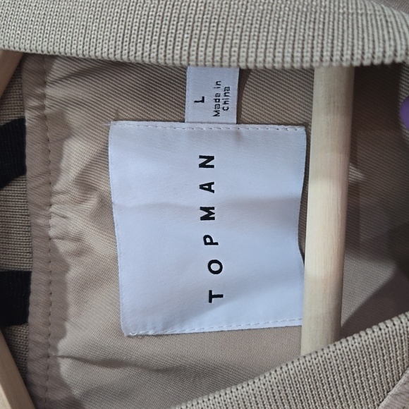 Topman mens jacket large tan - Picture 2 of 3